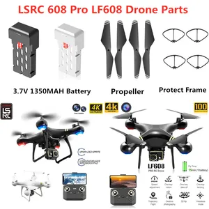 LSRC 608PRO LF608 Pro 608 pro RC Drone Battery 3.7V 1350mAh Battery Propeller For 608 PRO LF608 PRO Drone Accessories Blades