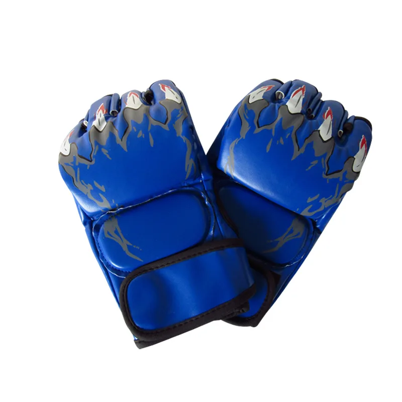 Боксерские перчатки с открытыми пальцами для ММА взрослых Муай Тай бокса
