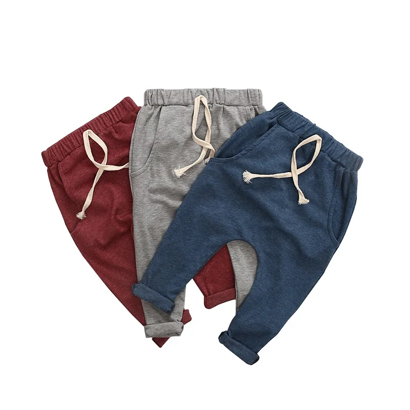 Штаны для мальчиков детская одежда на весну и осень детские брюки маленьких