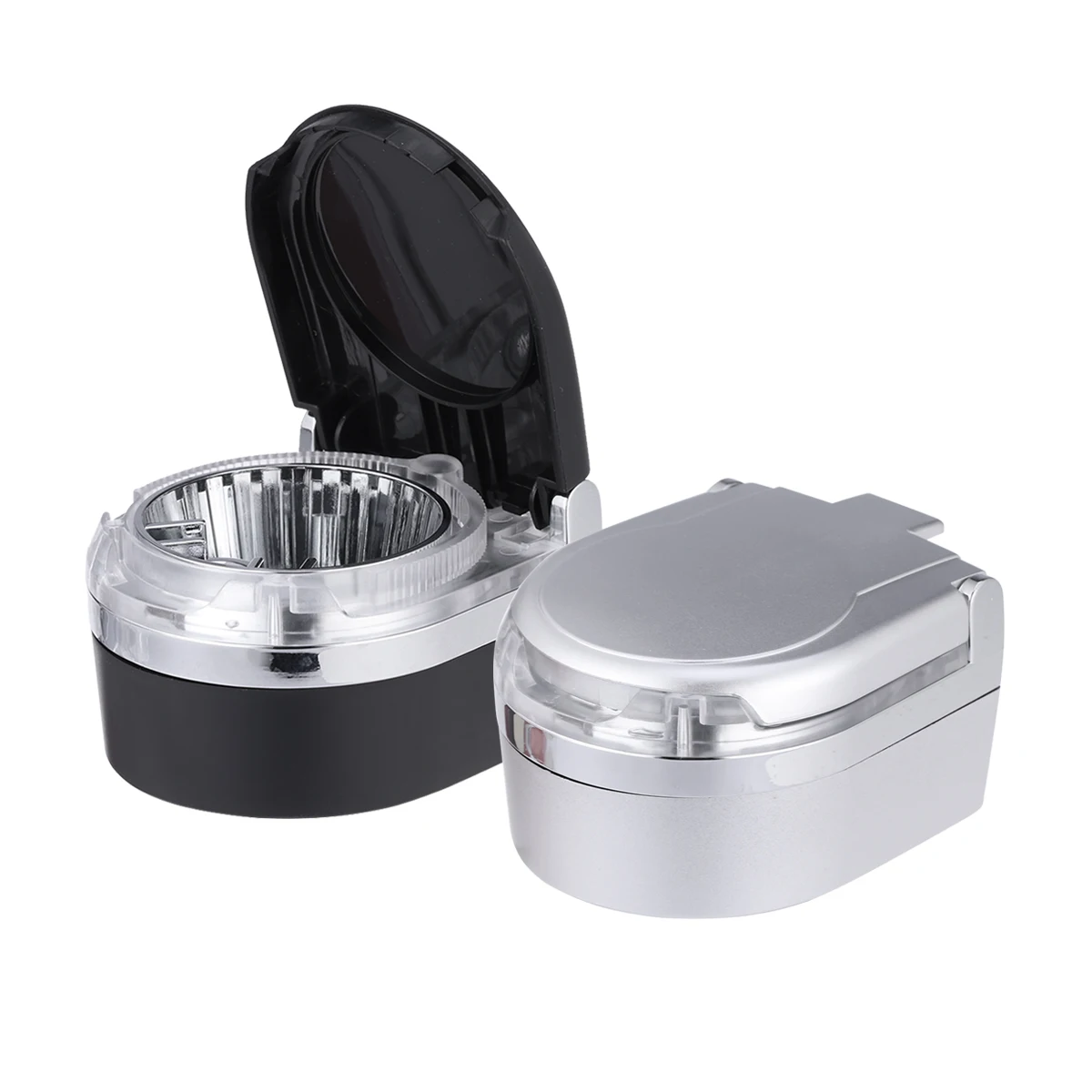 Прочный пепельница для сигарет дорожный с светодиодный светильник Бездымная