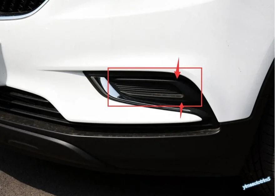 Lapetus ABS хромированные передние Противотуманные фары лампы рамка накладка