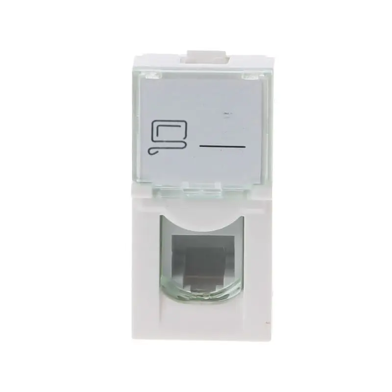 

CAT6 Network Module Information Socket RJ45 8P8C Connector Adapter Keystone Jack Standard Wall Plate