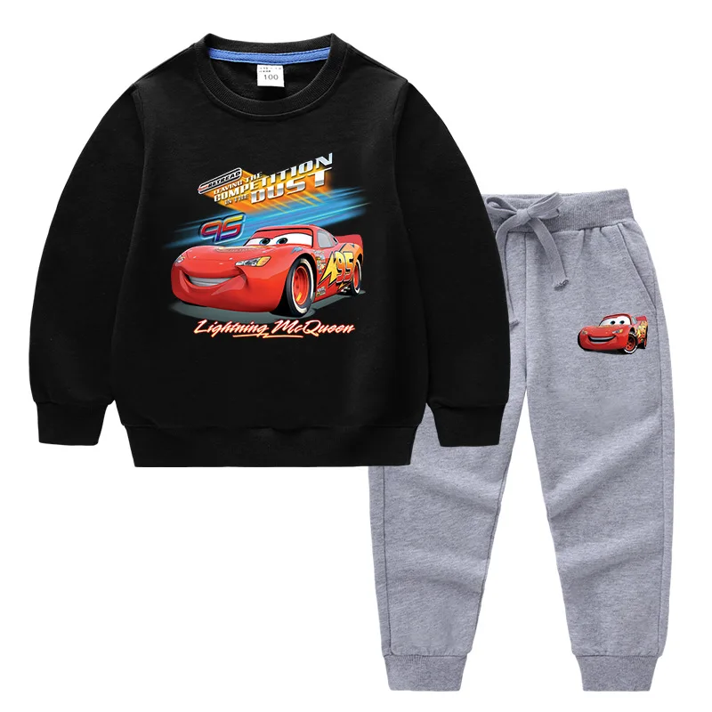 Комплект одежды для мальчиков и девочек Disney McQueen с машинками детская одежда