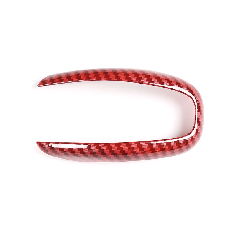 Автомобиль ABS углеродного волокна красный чехол для рычага переключения передач