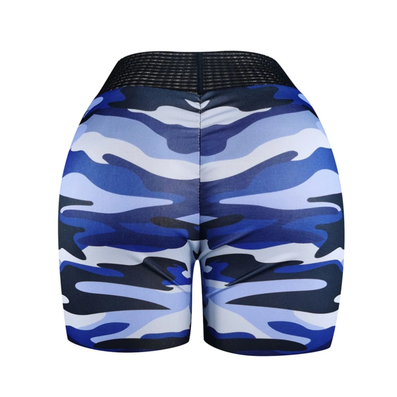 

Summer Fashion Streetwear Female Army Green Camouflage Shorts Lady Casual Retro High Waist Short Robe Femme