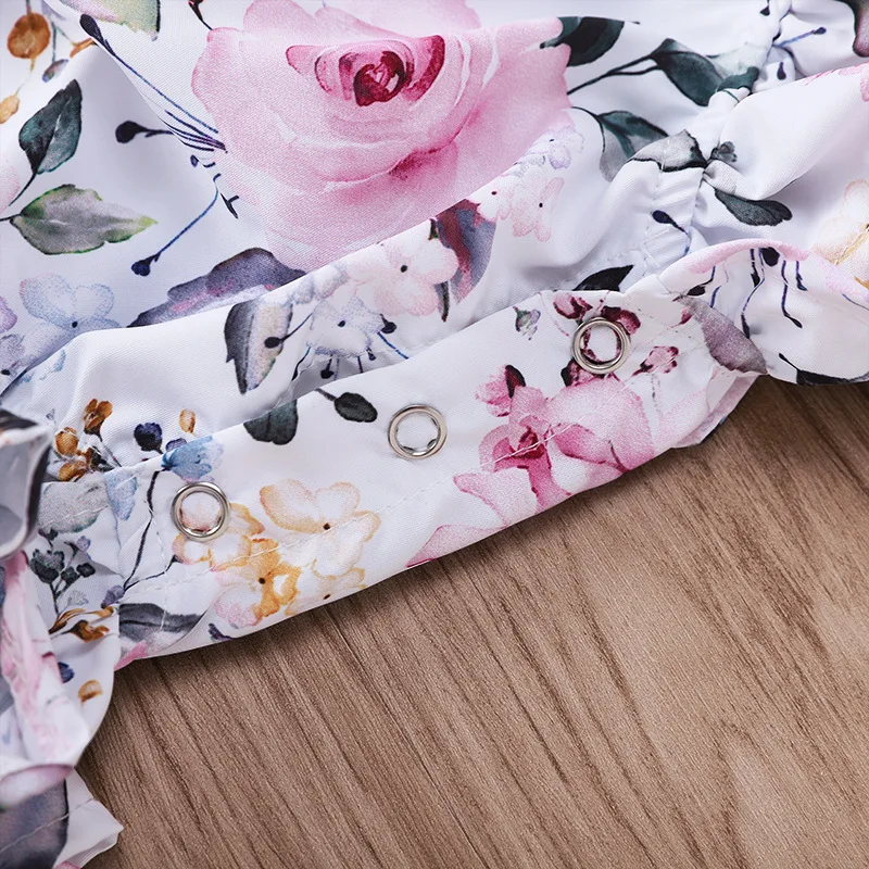 Malapina/комбинезоны для новорожденных девочек одежда малышей с принтом розы