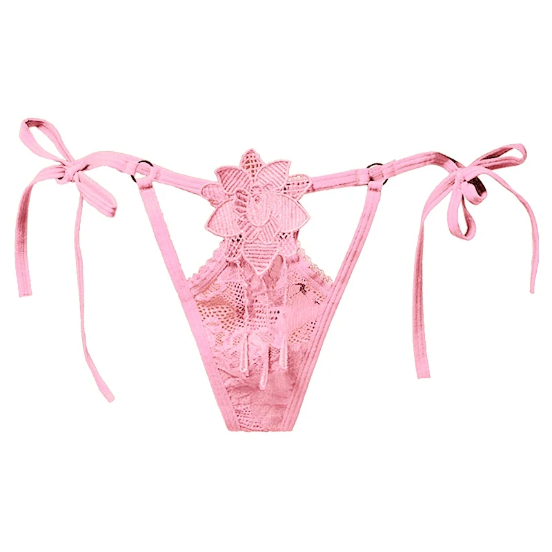 

Women Sexy Panties Intimates G-String Lace Up Hollow Underpants Briefs Lingerie Soft Lace Straps Panties