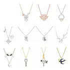 Ожерелье из стерлингового серебра 925 пробы для женщин