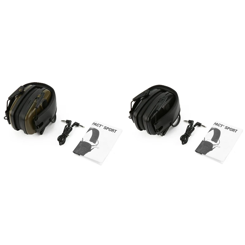 

Электронные Наушники, противошумная ударная защита для ушей, уличная спортивная охотничья звуковая гарнитура, защита для слуха