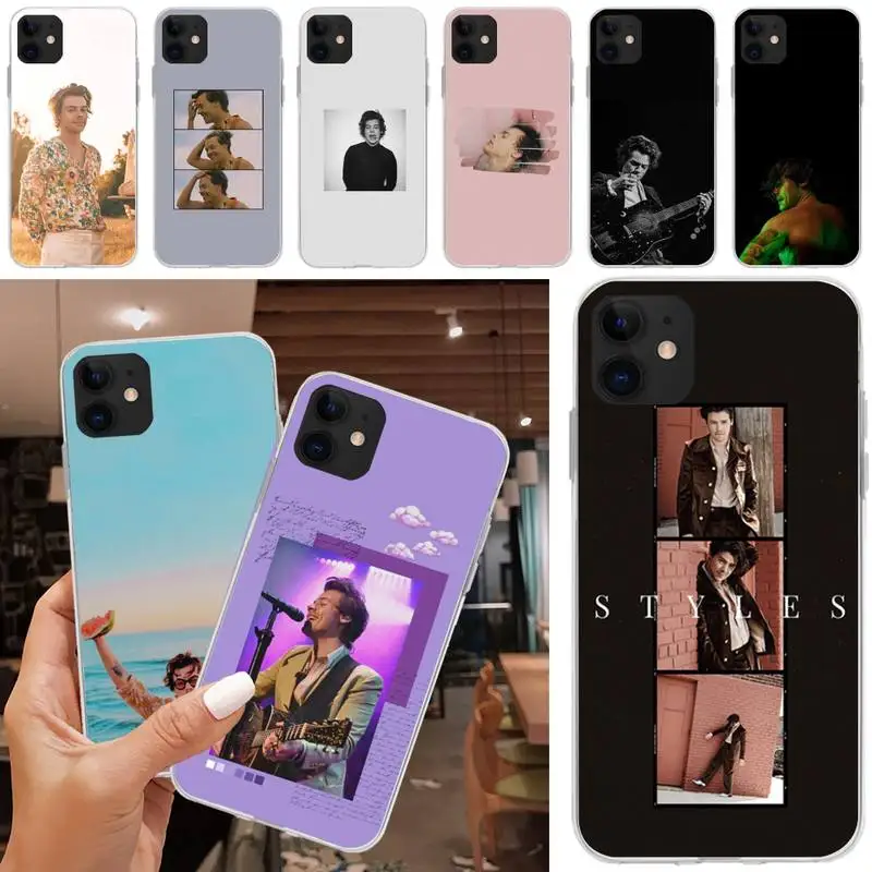 Знаменитый Гарри Стиль Чехол coque fundas для iphone 11 PRO MAX X XS XR 4S 5S 6S 7 8 PLUS SE