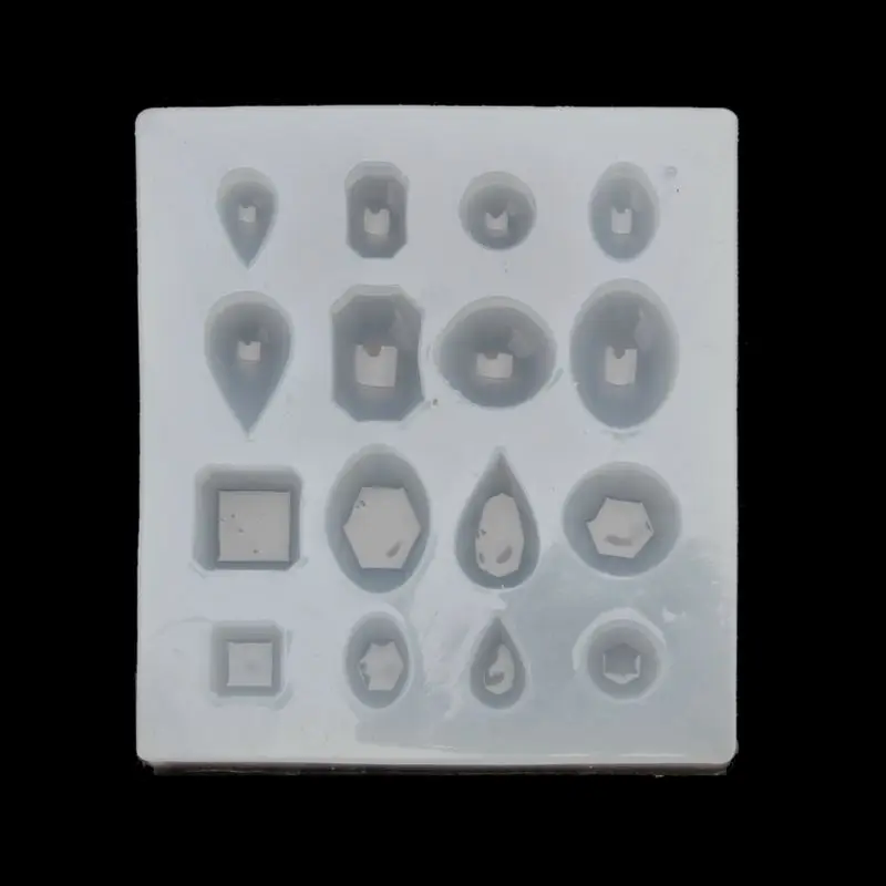 

Cabochon Gem Silicone Mold Oval Square Round Shapes Resin Epoxy Jewelry Making R9JE