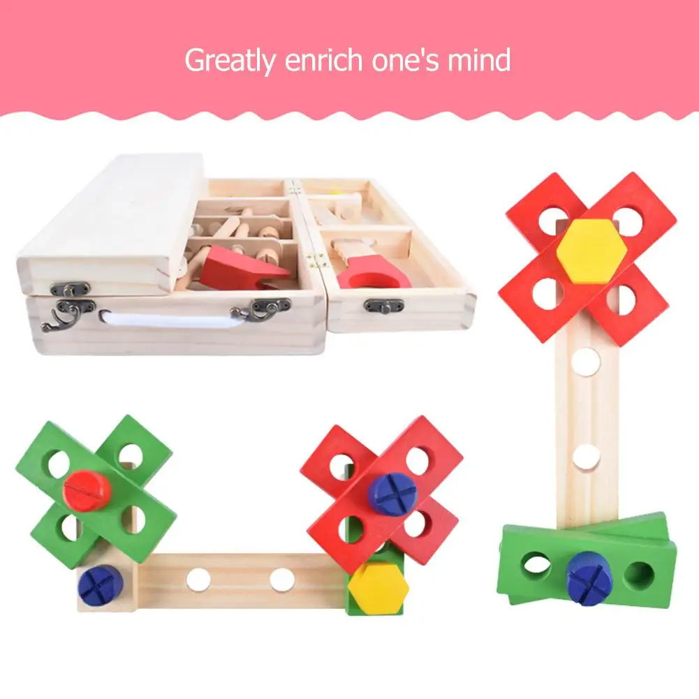 

DIY Wooden Children's Tools Assembly Set Toys Early Childhood Education Toys Maintenance Games Educational Toys