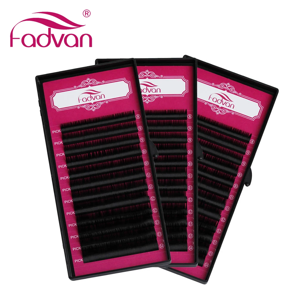 Fadvan макияж ресниц Накладные ресницы для профессионального строительства J/B/C/D/DD