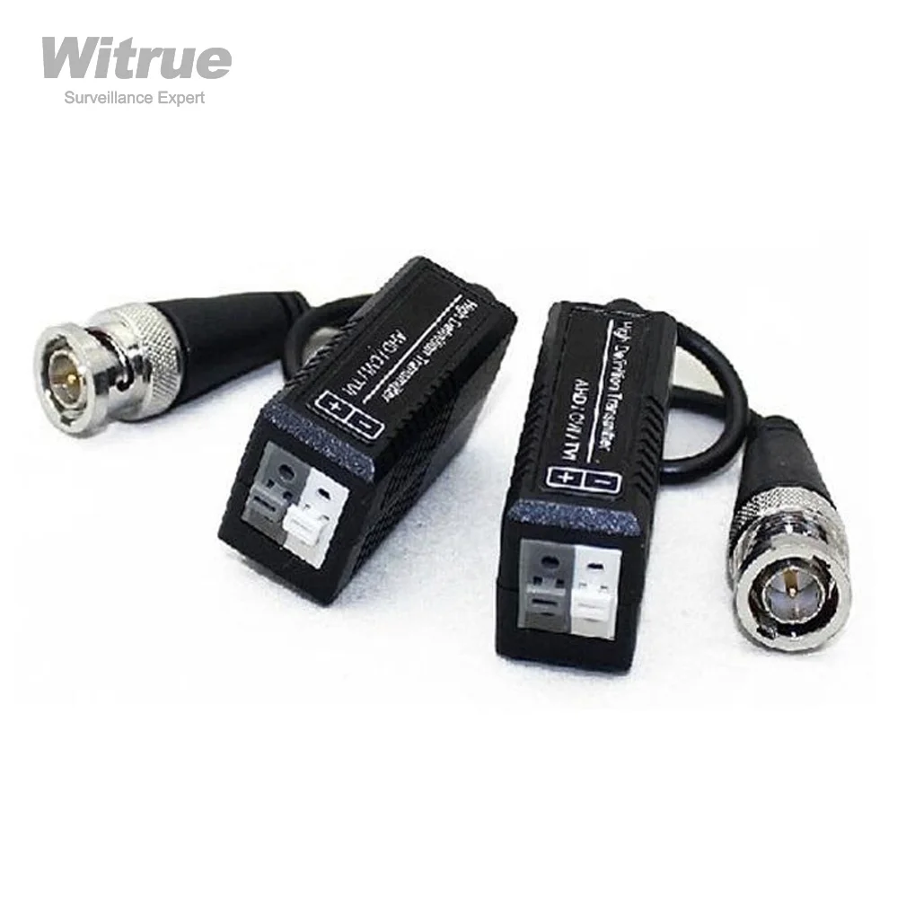 Witrue 10 пар/лот Видео балун для AHD/HDCVI/HDTVI витой BNC CCTV видео балун UTP балун BNC Cat5 CCTV UTP видео балун