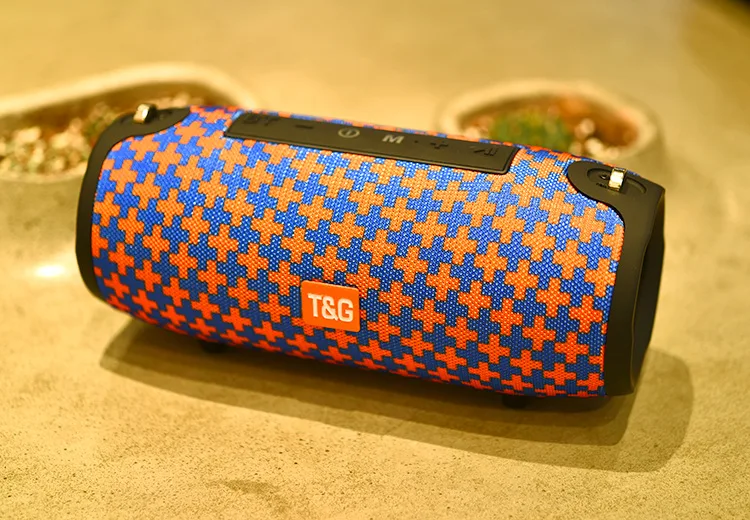 TG125 blue red TG118 40 Вт Bluetooth динамик высокой мощности портативный динамик звуковая панель для компьютера музыка Playe центр бум бокс Bluetooth FM колонка - Цвет: TG125 blue red