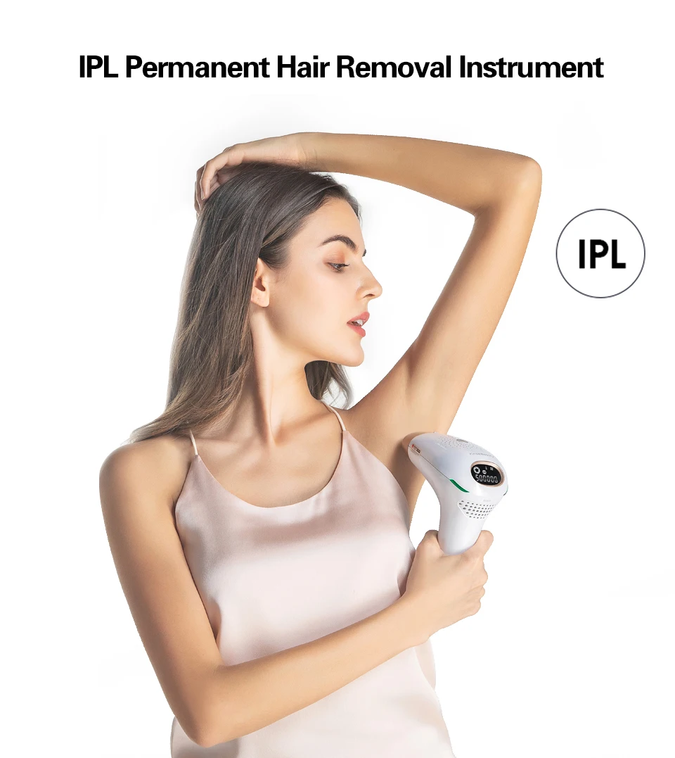 Kinseibeauty, Перманентный Триммер бикини, Эпилятор IPL, лазерная система удаления волос, электрический прибор для удаления волос для женщин, 500000 вспышек