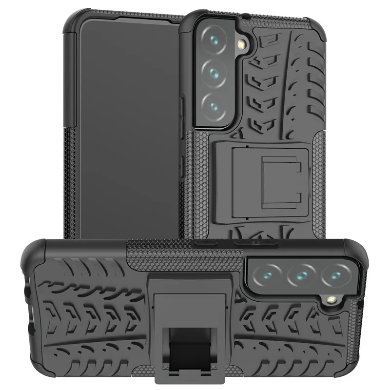 For Samsung Galaxy S22 Plus 5G Case For Samsung S22 Plus Cover Bracket Rubber Textured Shockproof Case For Samsung S22 S21 S20