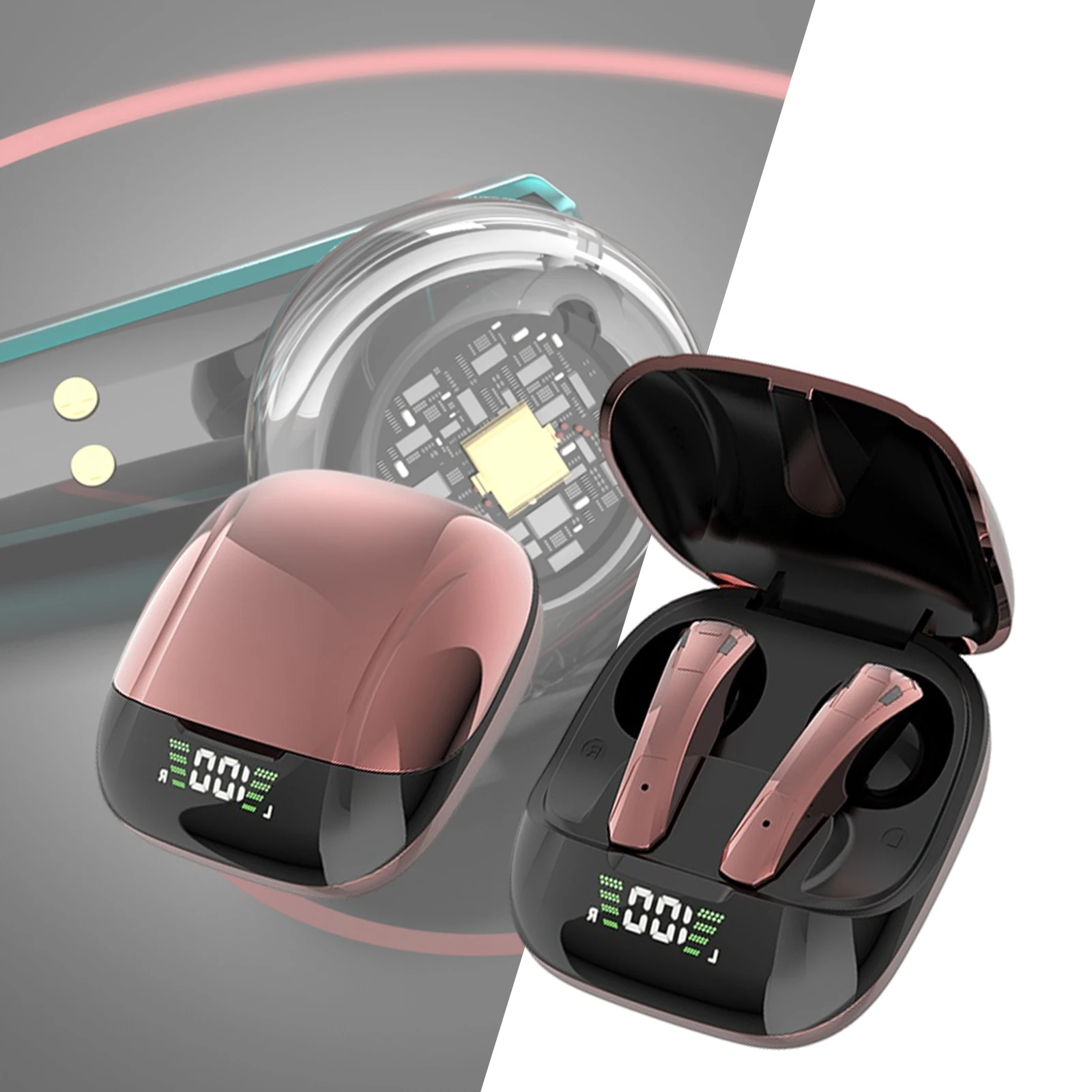 

Портативные наушники с зарядным чехлом для мобильного телефона Время работы 5 часов