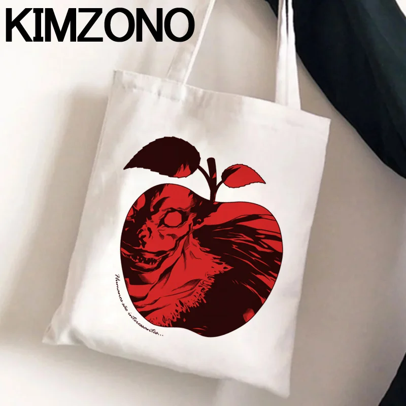 

Сумка для покупок Death Note, хлопковая Экологически чистая Сумочка ecobag, мешок