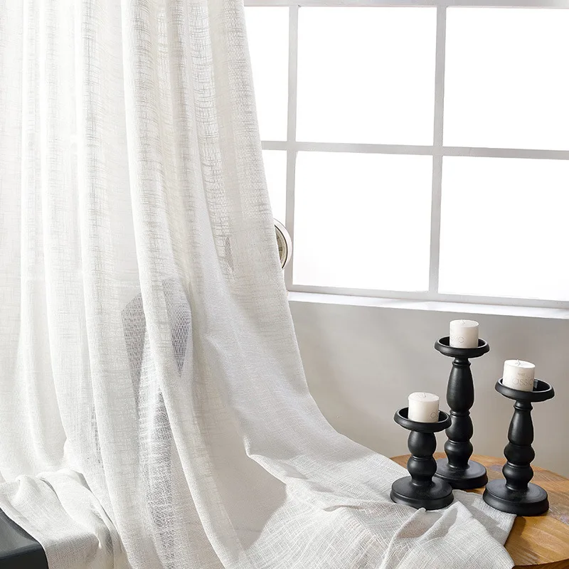 Минималистичные шторы для гостиной столовой спальни Европейский пасторальный