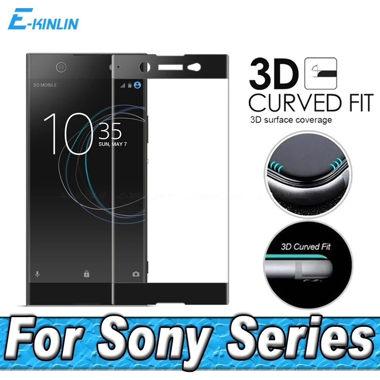 Защитная пленка для экрана Sony Xperia XZ XZS XA1 XA2 X XZ1 XZ2 Compact Premium Ultra Plus 3D полное покрытие