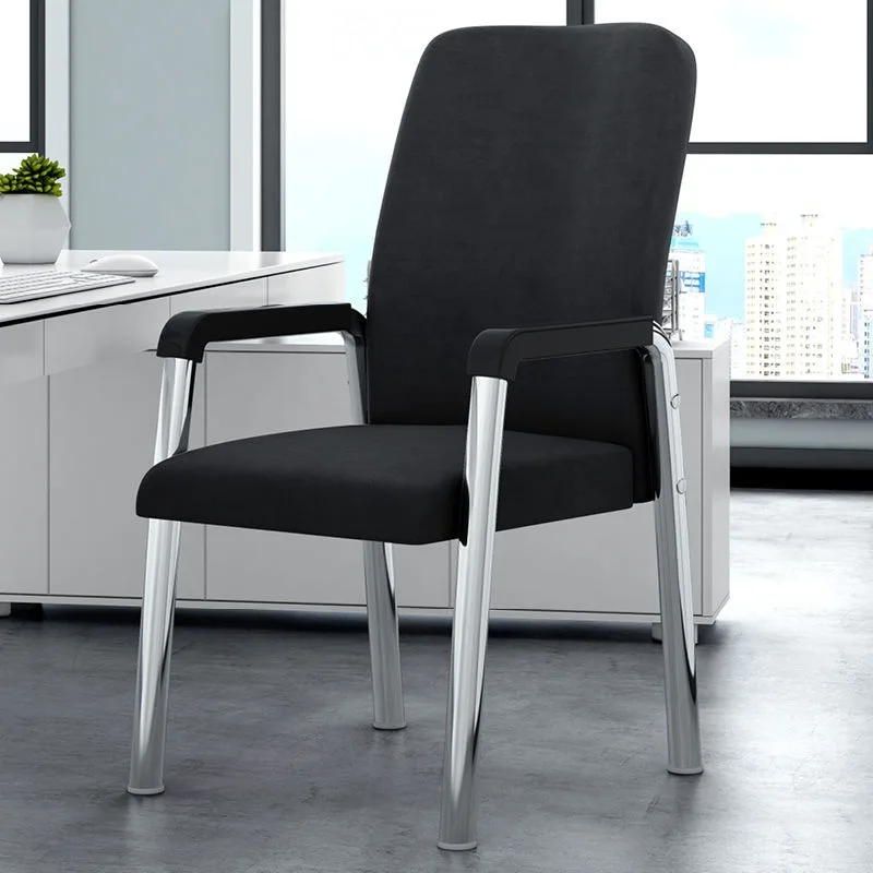 

Regale Sillas De Espera Home Comfortable Sedentary Bow-shaped Bedroom Study Chair Simple Backrest Office Chair Conference Chair