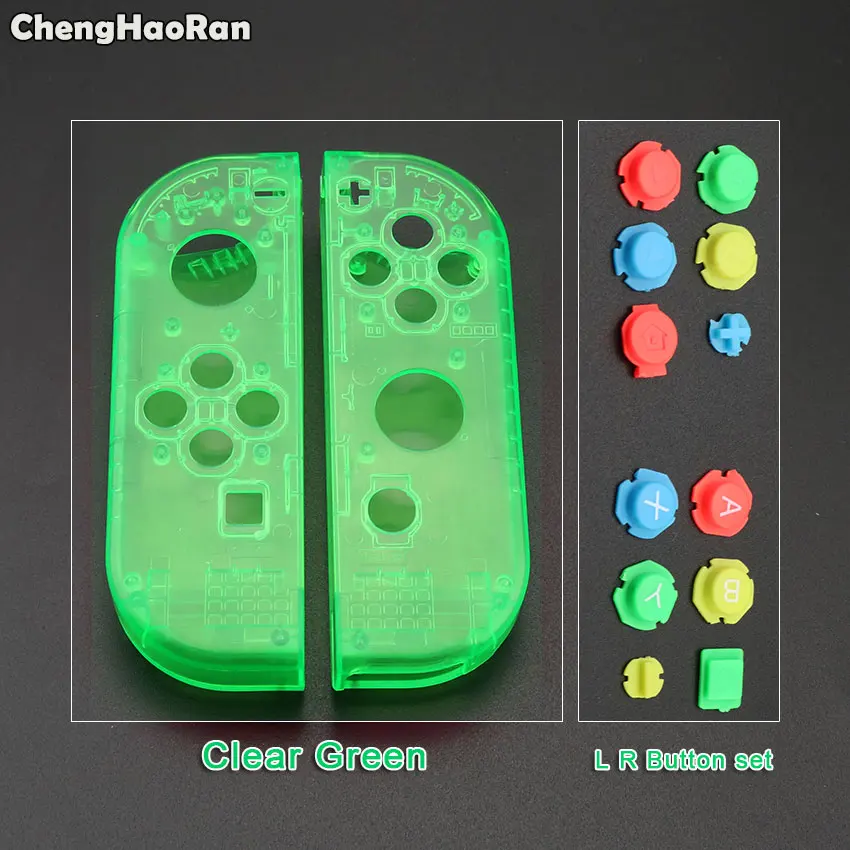 Левый Правый корпус ChengHaoRan для игровой консоли Nintendo Switch NS NX и кнопки ABXY D-Pad |