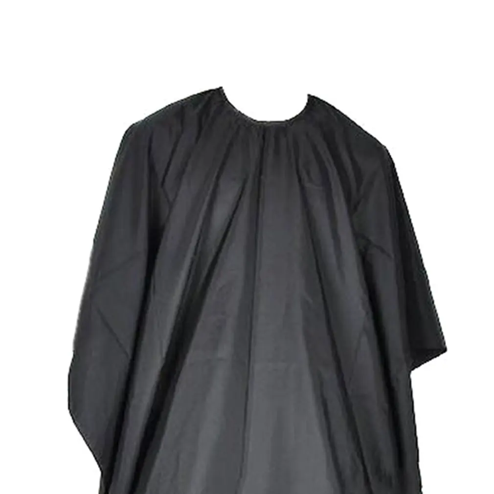 

Professional Barber Cape Salon Clothing Nylon Barber Cape Hairdresser'S Cape Black Stain-Resistant Apron For Hairdressers