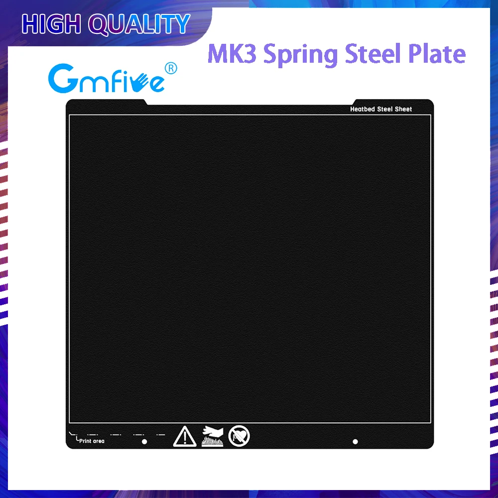 Пружинная стальная плита GmFive MK3 I3 241X254 двухсторонняя текстурированная Порошковая
