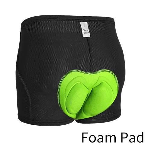 Foam pad INBIKE, 3D мягкое Велосипедное нижнее белье, велосипедные шорты для MTB, шоссейные велосипедные шорты для мужчин и женщин, ciclismo, дышащие, легкие, анти-пот - Цвет: Foam pad
