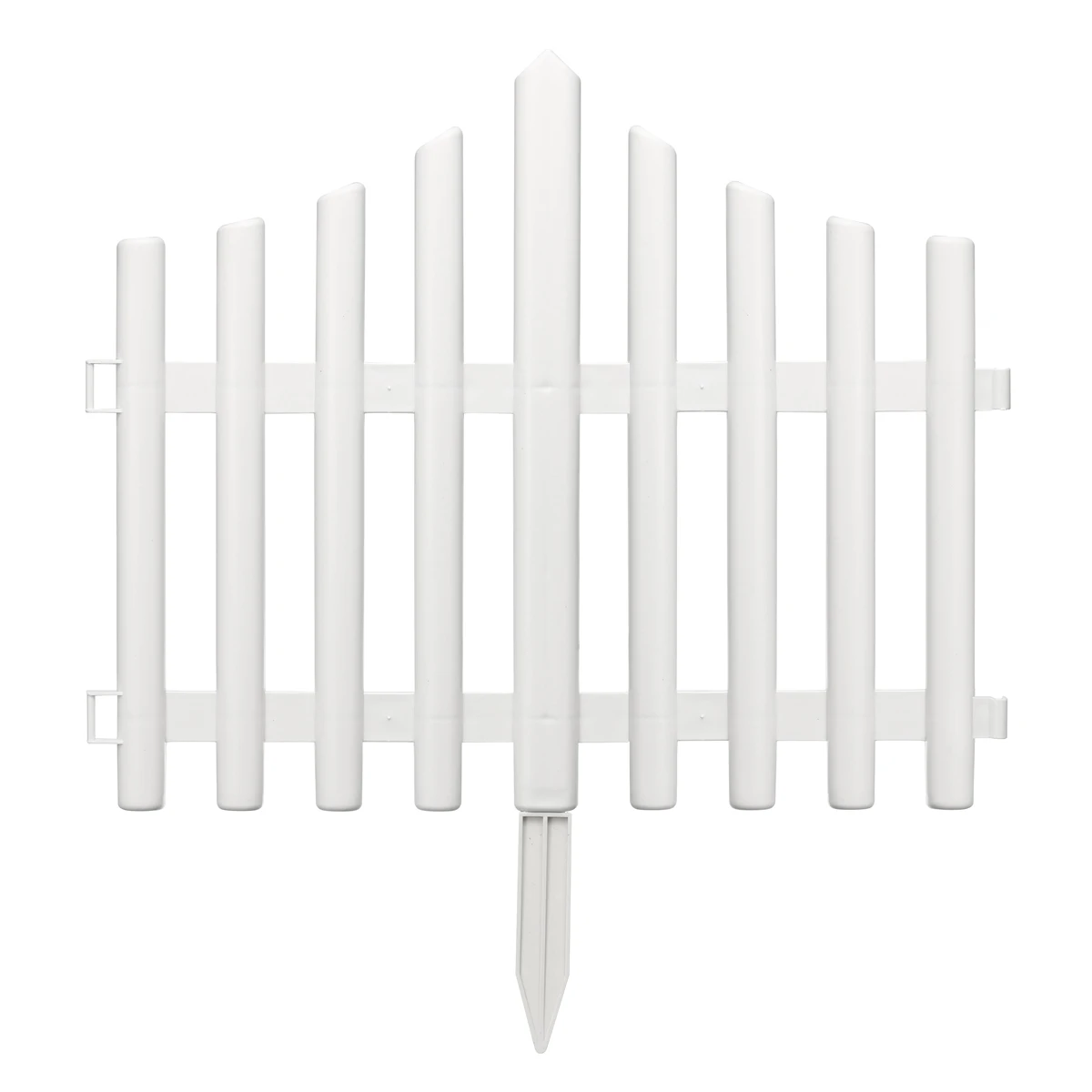 

12pcs Plastic Fence Artificial Garden Fence Landscape Path Flower Fence Courtyard Indoor Garden Border Panel Flower Yard Decor