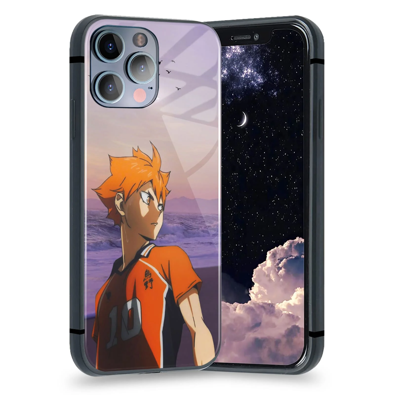 

Чехол Shoyo Hinata для телефона с аниме для IPhone 13 12 11 Mini Pro XS Max 6s SE X XR 7 8 Plus, матовый чехол, Мягкий стеклянный чехол