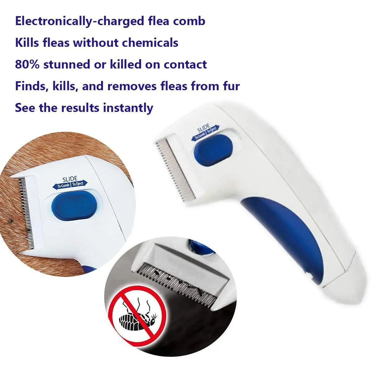 

Dog Flea Comb Cat and Dog Hair Cleaning Tools Dog Supplies Pets Acessorios Dog Brush Pet Brush Pet Hair Remover Cat Comb