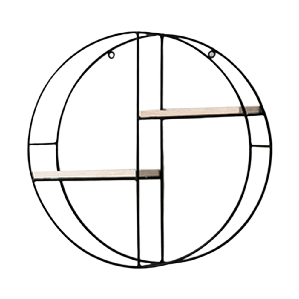 Скандинавский стиль металлическая деревянная Шестигранная полка для хранения