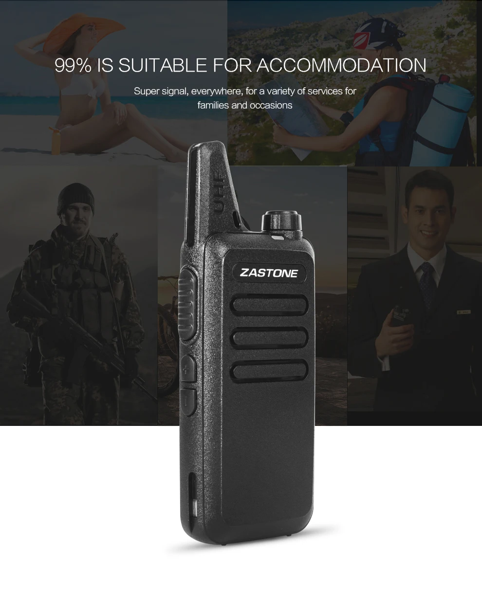 Zastone X6 мини Портативная рация пара гарнитура UHF 400-470 МГц частота портативный Радиоприемник