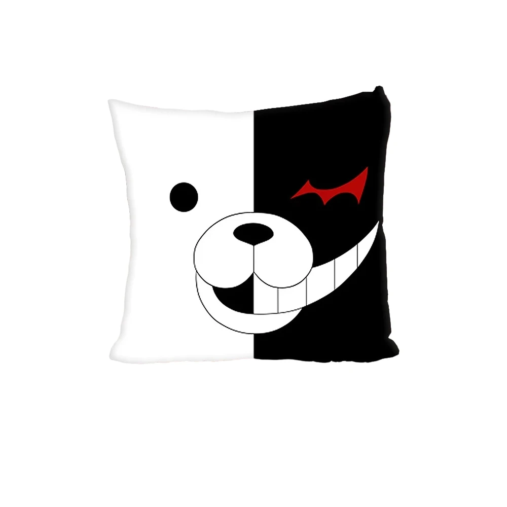 

Подушка Danganronpa Nagito Komaeda Monokuma, прилегающая Подушка, двусторонняя хлопковая спиннинговая домашняя посуда, принадлежности