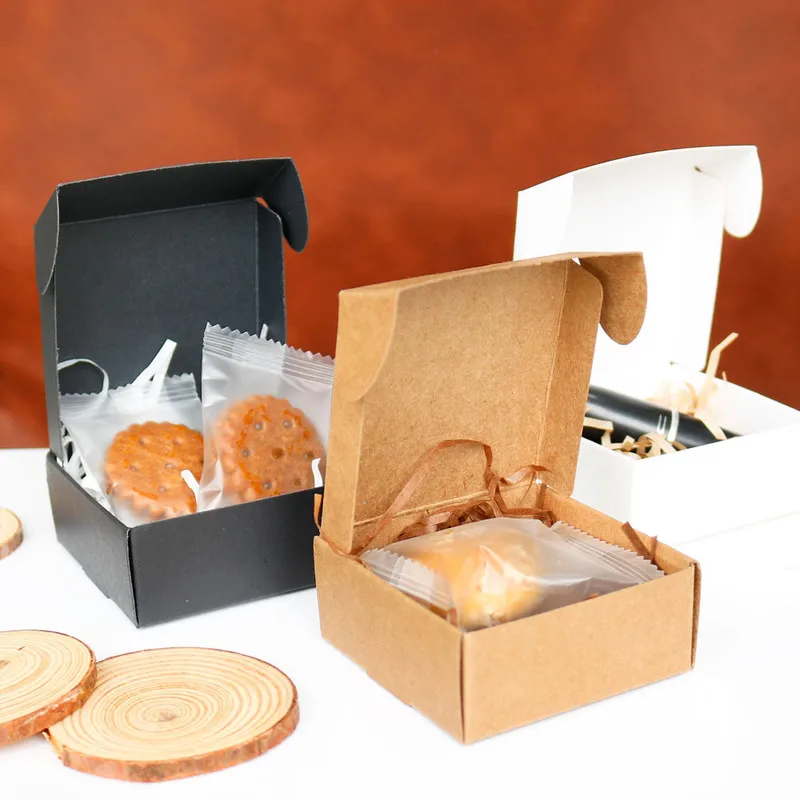 15pcs Black/White/Kraft Paper Gift Box Handmade Soap Earring Jewlery Packing Wedding Party DIY Candy Favor | Дом и сад