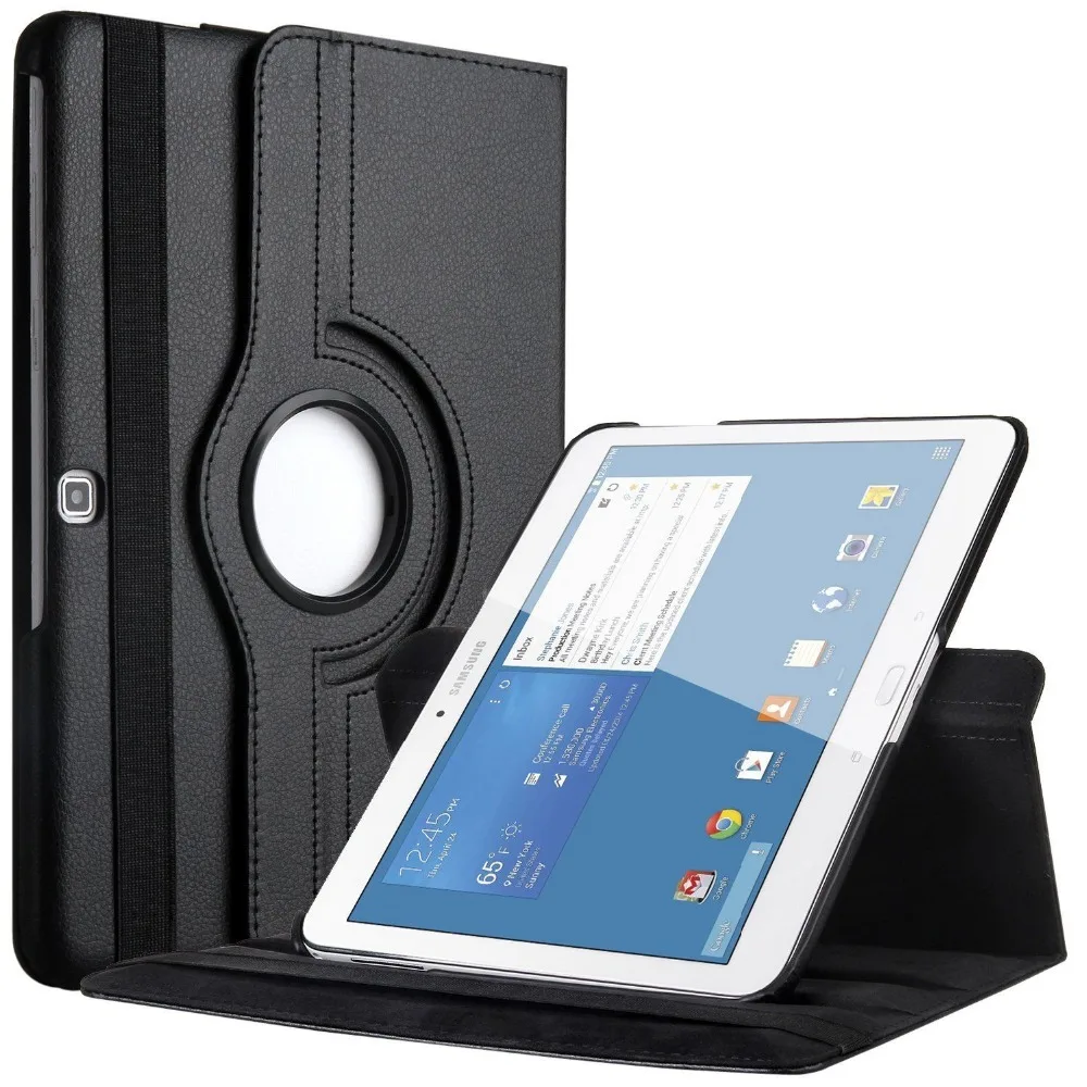 Tab 4 10 1 T530 T531 T535 чехол для планшета Samsung Galaxy 360 Вращающийся PU кожаный Обложка SM-T530