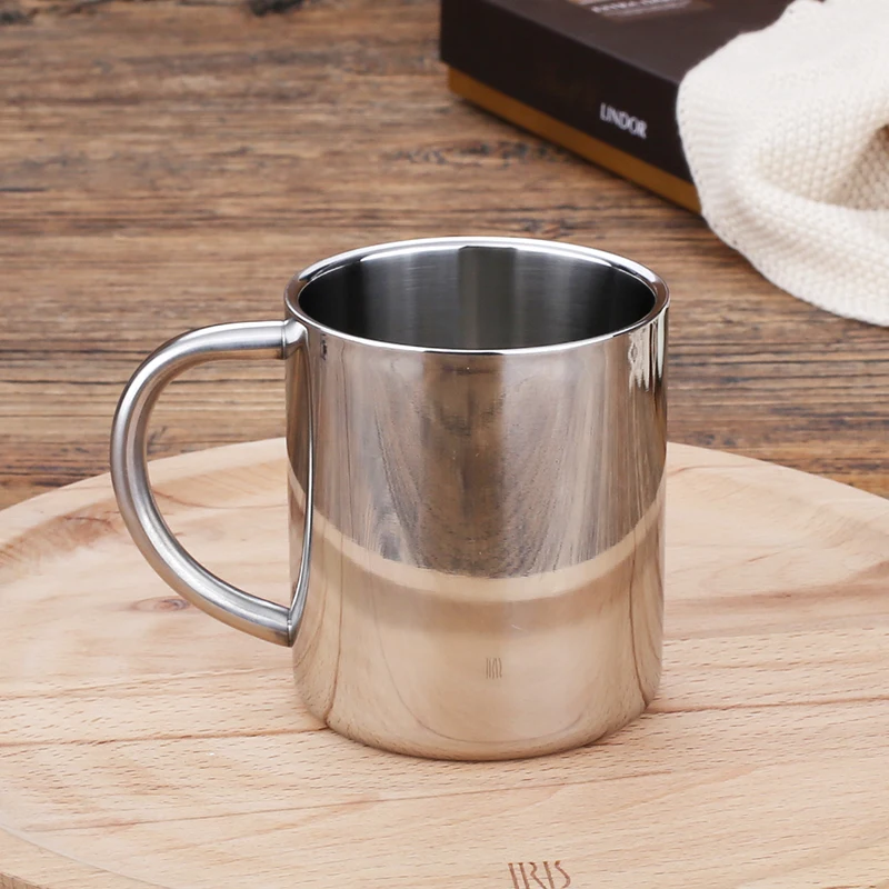 1 шт. SUS 304 Нержавеющая сталь с ручкой двойной Слои сока холодной питьевой воды