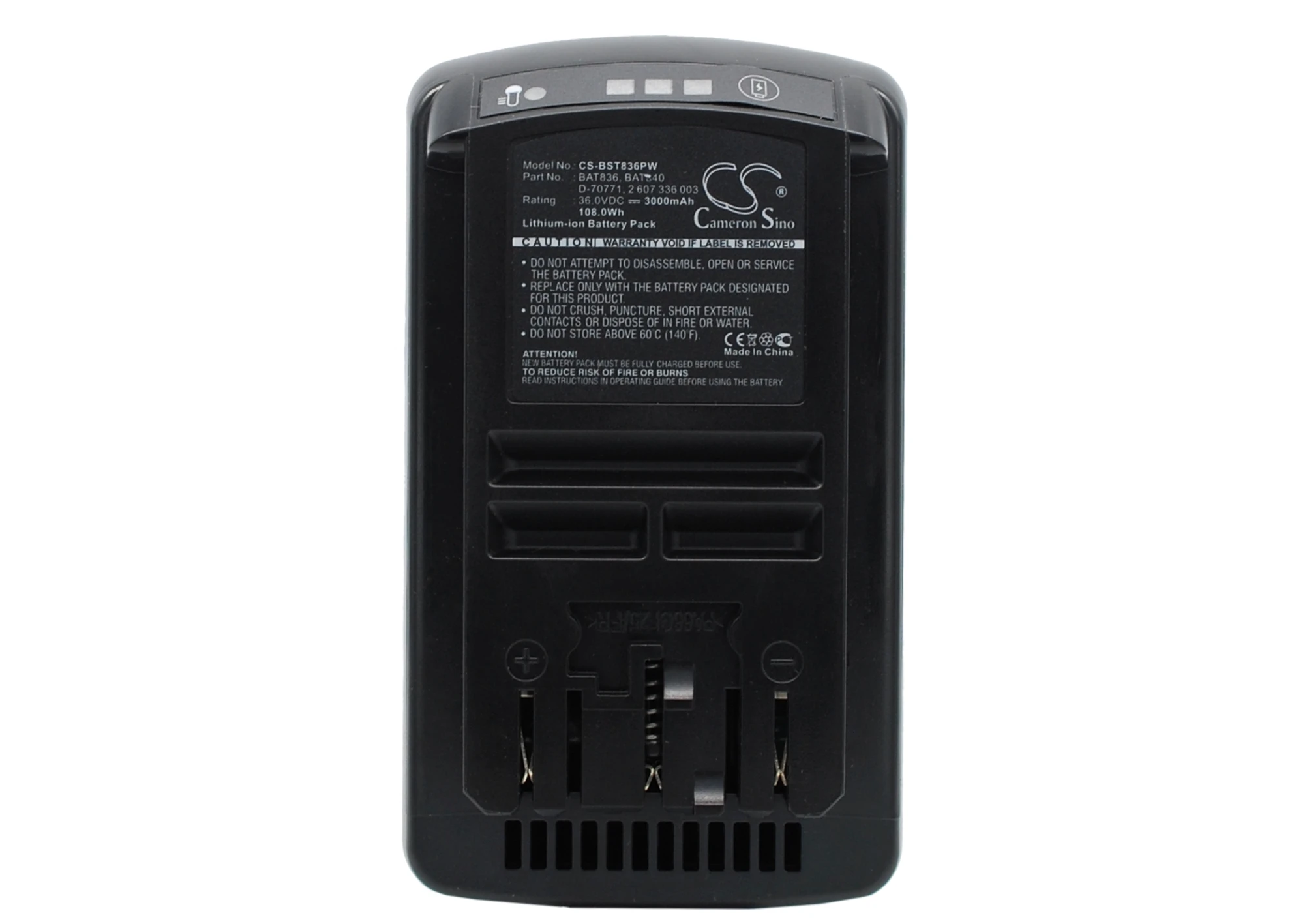 

Cameron Sino Battery for BAT810 BAT836 838 840 D-70771 fits 11536C 1651K 1671B 1671K 1651B Power Tools Replacement battery 3000