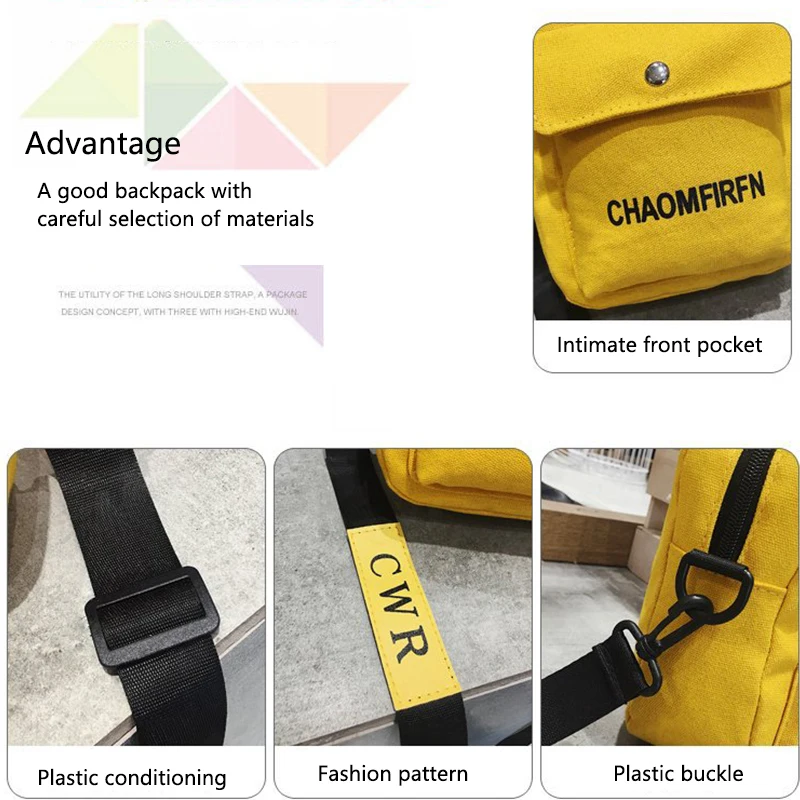 

Ladies Canvas Small Shoulder Bag Fashion Lazy Style Designer Design Go Out Carry Phone Cosmetic Organizer Messenger Bag