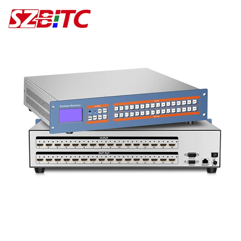 Матрица SZBITC HDMI 16x16 8x8 4x4 4k видеоматричный переключатель многофункциональный