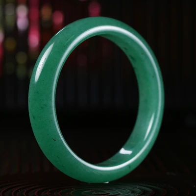 

Natural Agate Chalcedony Green 54-64mm Bracelet Elegant Princess Jewelry Best Gift for Mom and Girlfriend