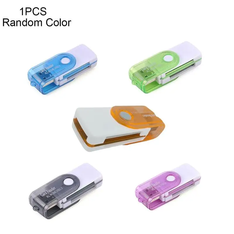 

Random Color Select Usb 2.0 All in One Multi Memory Card Reader for Microsd/tf M2 Mmc Usb 2.0 Memory Card Reader All in 1