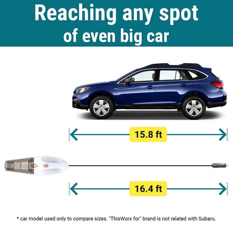 Белый автомобильный пылесос проводной Ручной Мощный пылесос|Пылесос| |