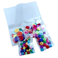 hl1 box 200pcs 9mm 20mm mix colors resin buttons garment sewing accessories diy crafts
