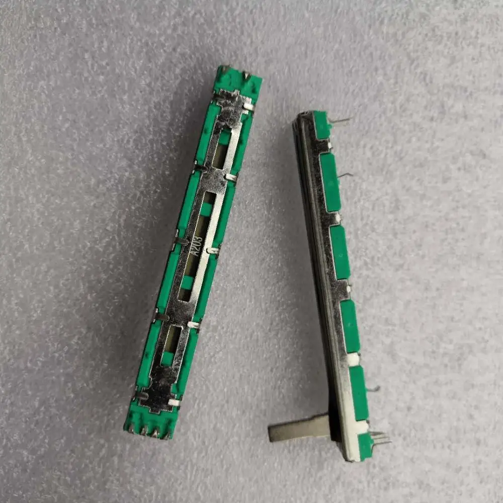 10 шт./лот двойной миксер fader 75 мм ход 60 A20Kx2 A20K A203 для Yamaha MG166CX-USB Потенциометр ручка