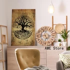 Настенные художественные плакаты и принты с изображением дерева жизни