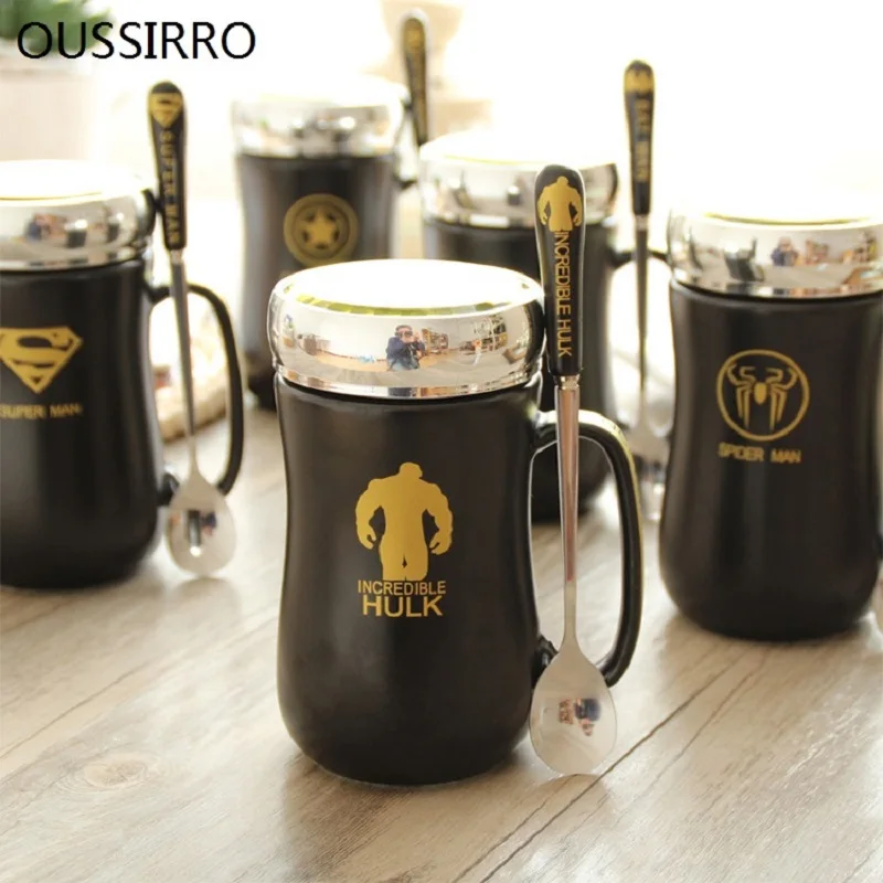 Креативные крутые Мстители Лига Справедливости молочная кофейная кружка с
