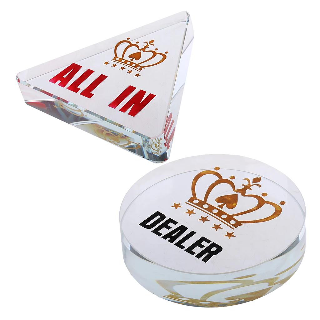 Акриловый дилер Чип Покер защитные карты развлекательные аксессуары